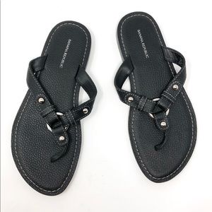 Banana Republic black sandals. Size 8